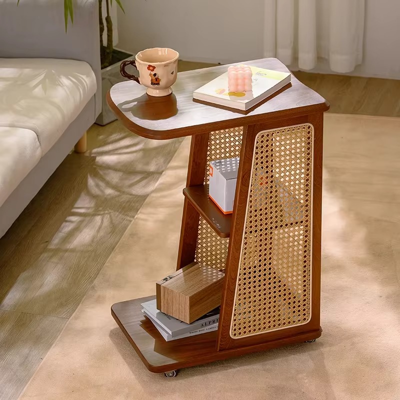 Coffee Or Tea Please - Moderner Massivholz-Beistelltisch Kleiner Kaffee- oder Teetisch
