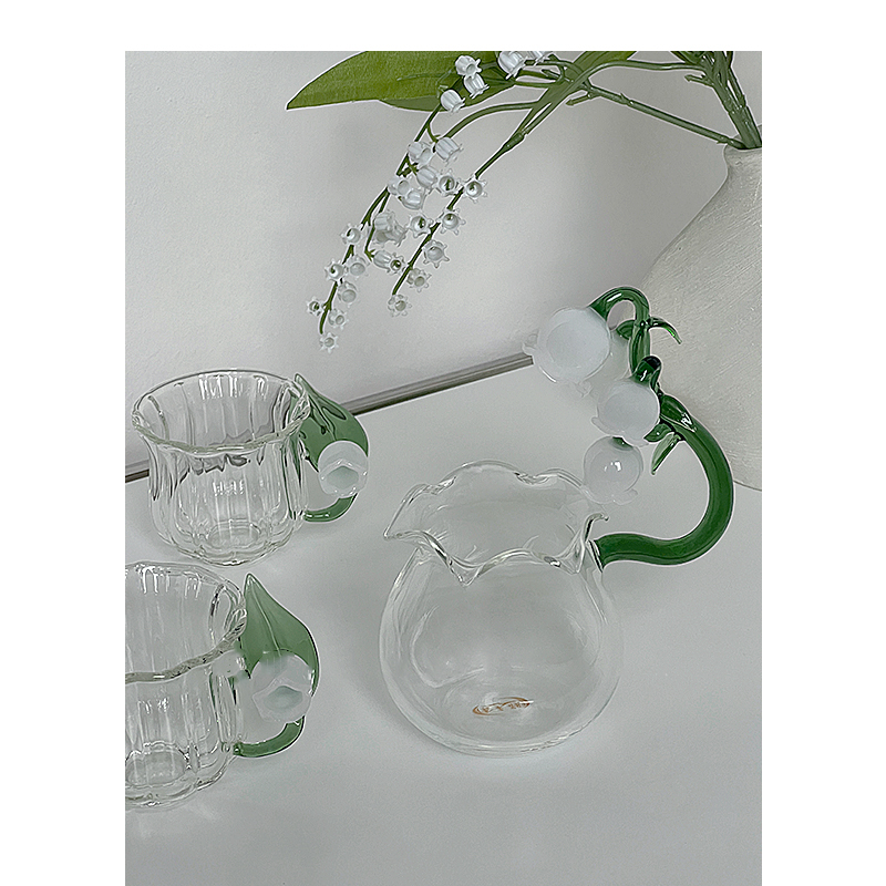 Valley Tea And Coffee - Lilie der Tal Glas Tee Tasse