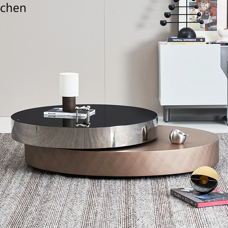 Coffee Tea Unit - HT Leicht luxuriöse, drehbare Couchtisch-Kombination, einfacher,