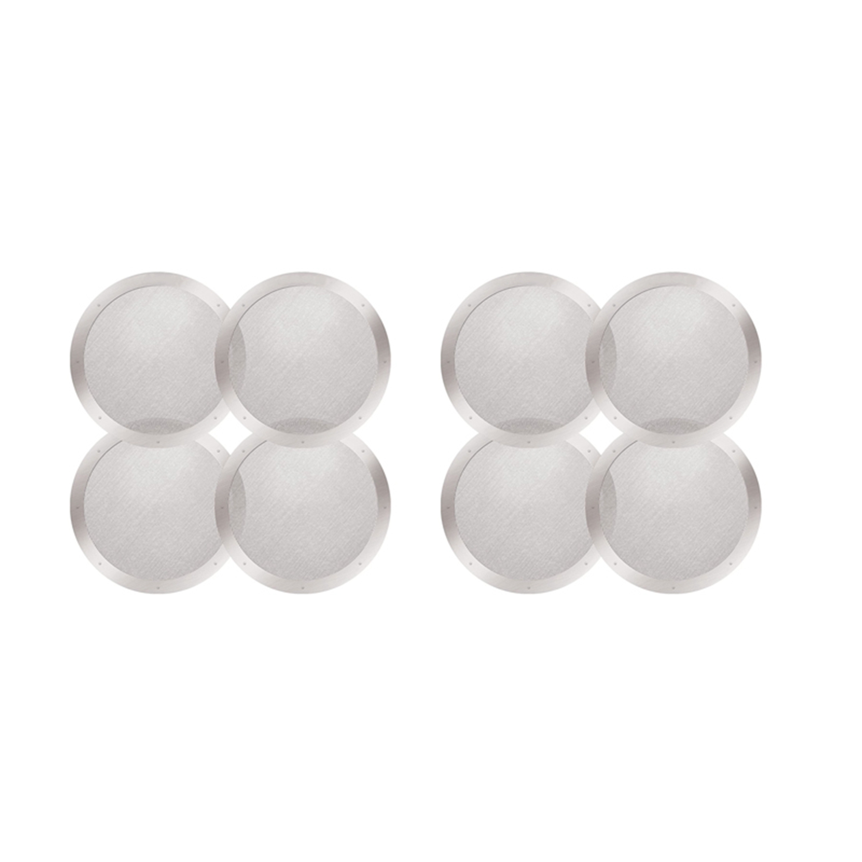Aeropress Coffee Maker - A84X-8-Pack wiederverwendbare Edelstahlfilter für Aeropress-Kaffeemaschinen