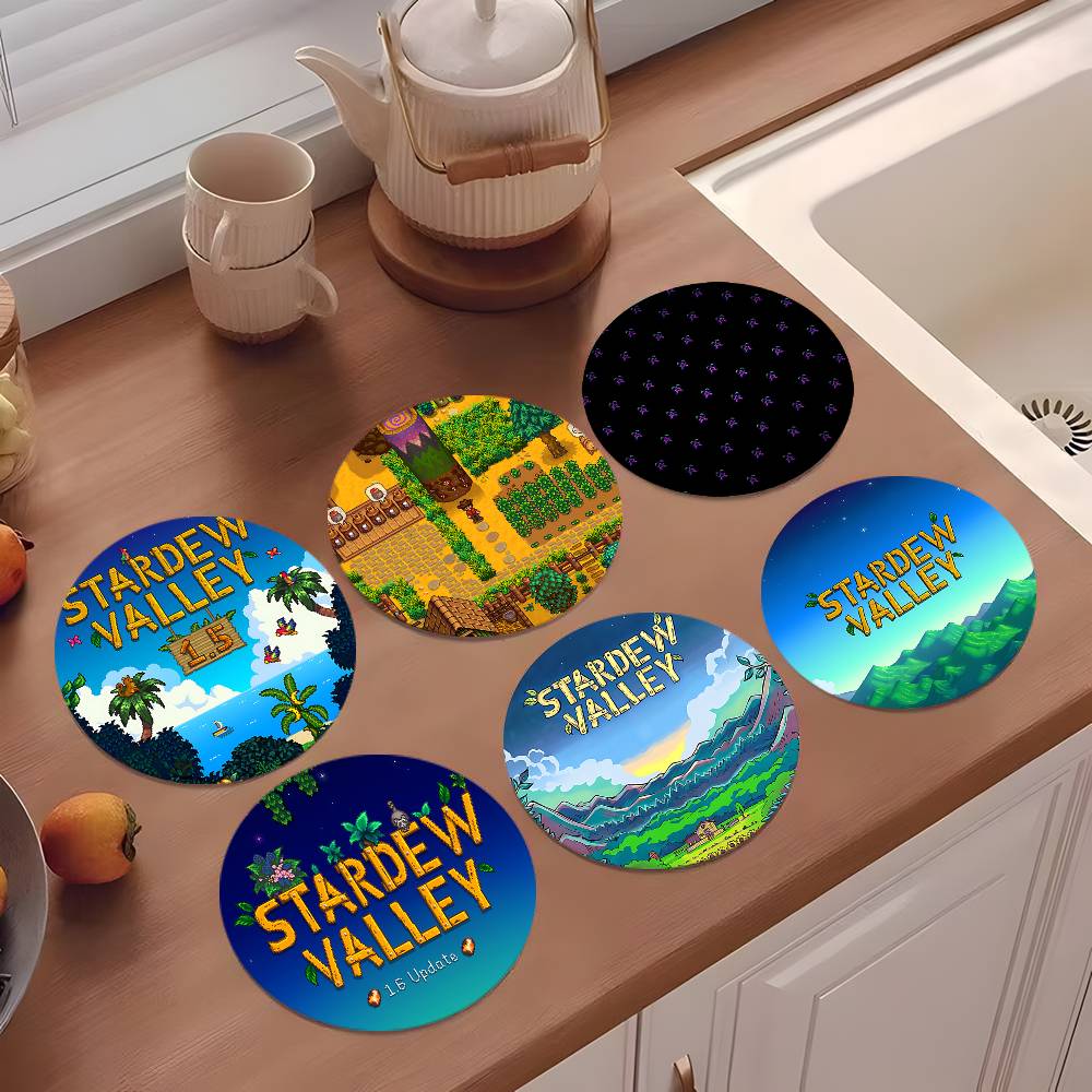 Valley Tea And Coffee - S-Stardew Valley Untersetzer, 10 cm, rund,