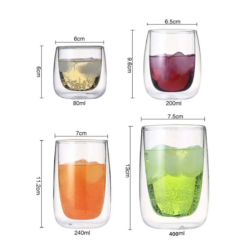 Coffee Tea Vodka - Weingläser Trinkbecher, Whisky-Wodka-Tasse, Kaffeesaft-Wasser becher, Tee-Kreativ