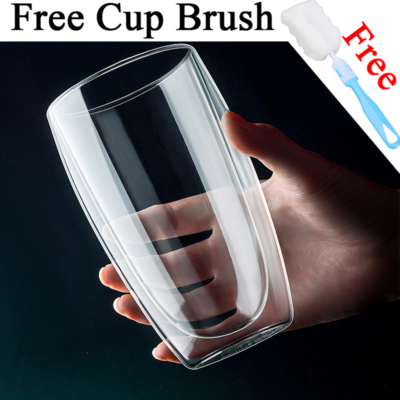 Coffee Tea Vodka - Transparente Glas Kaffeetasse Milch Whisky Tee