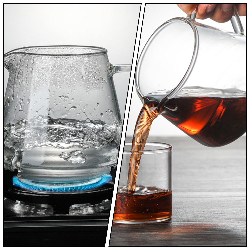 Tea And Coffee Kettle - 1 Stück 650ml Hochwertige Glaskanne für