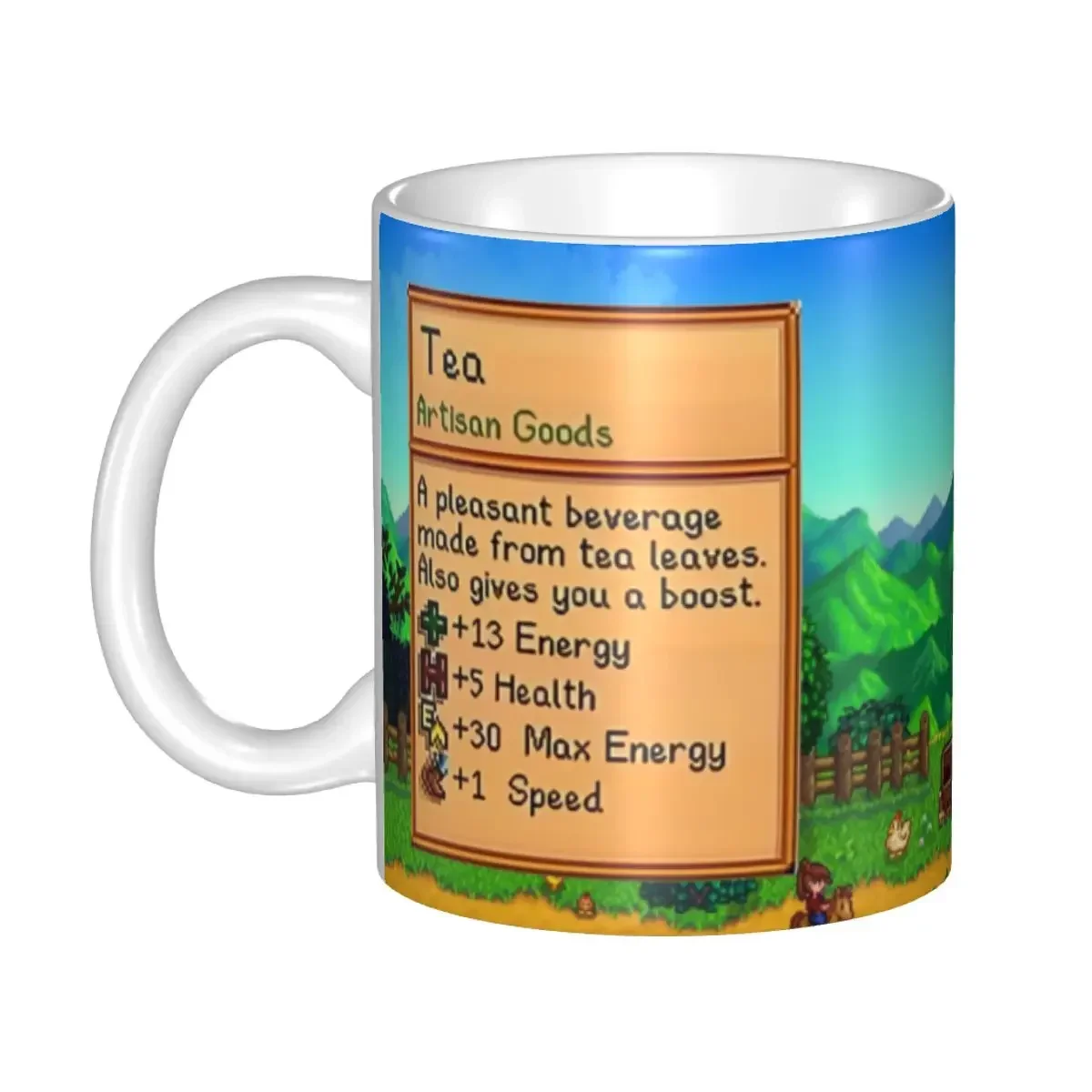 Valley Tea And Coffee - Personalisierte Stardew Valley Gamer-Tasse DIY Keramik