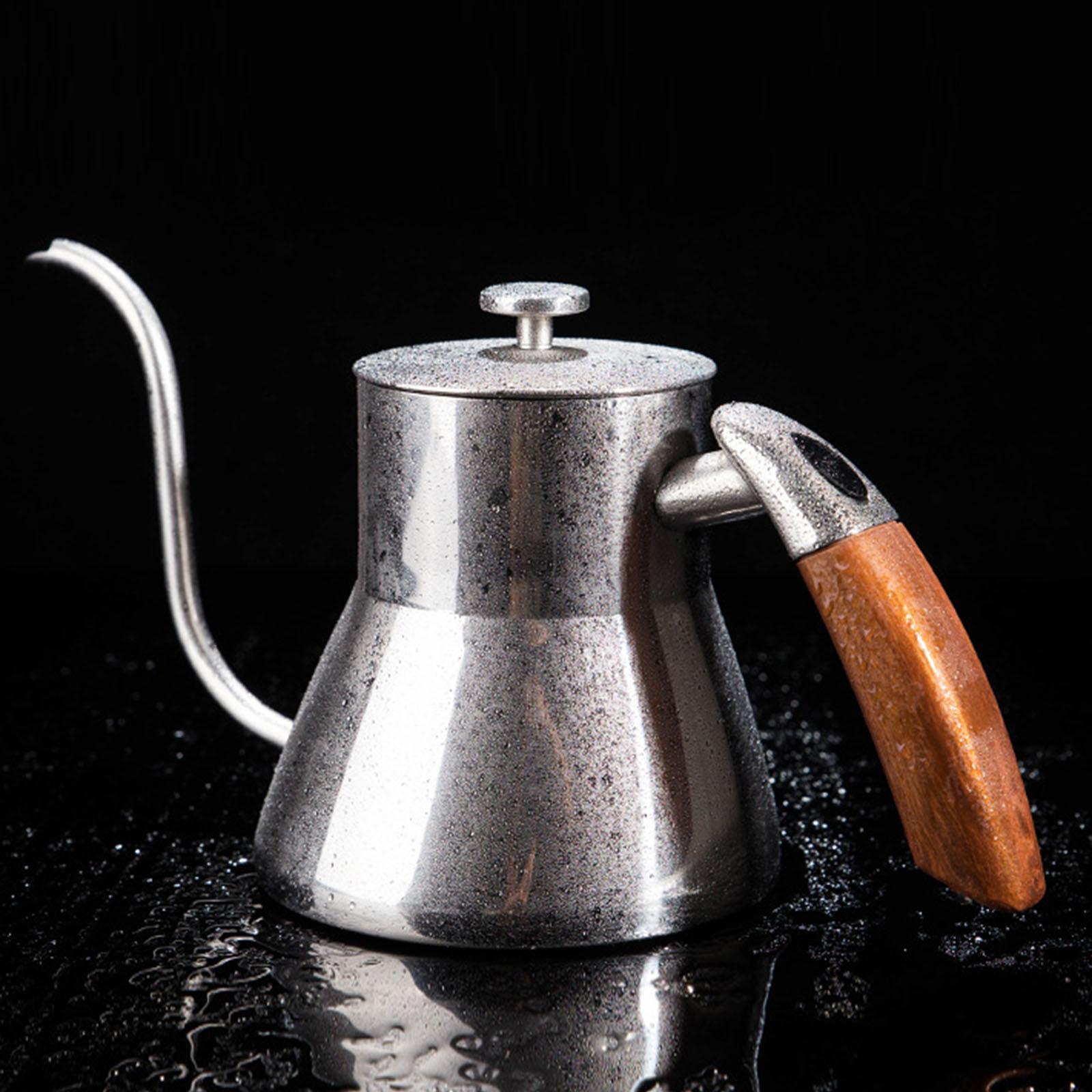 Tea And Coffee Kettle - Übergießen Sie Wasserkocher, Camping-Kaffeekanne, mit Griff,
