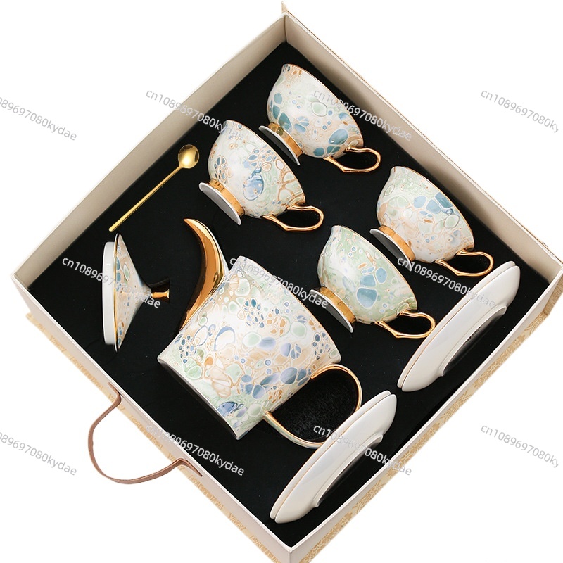 Tea And Coffee Kettle - Kaffeetasse, Keramikkanne, Blumenteekanne, Tasse für Freundinnen,