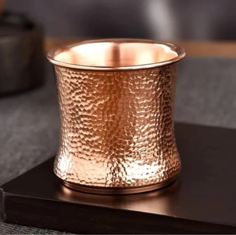 Coffee Tea Vodka - Neue Vintage-Kaffeetasse aus reinem Kupfer, geprägte