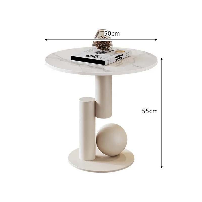 Coffee Tea Unit - FZ Creme-Stil, kreativer Couchtisch, Wohnzimmer, oval,
