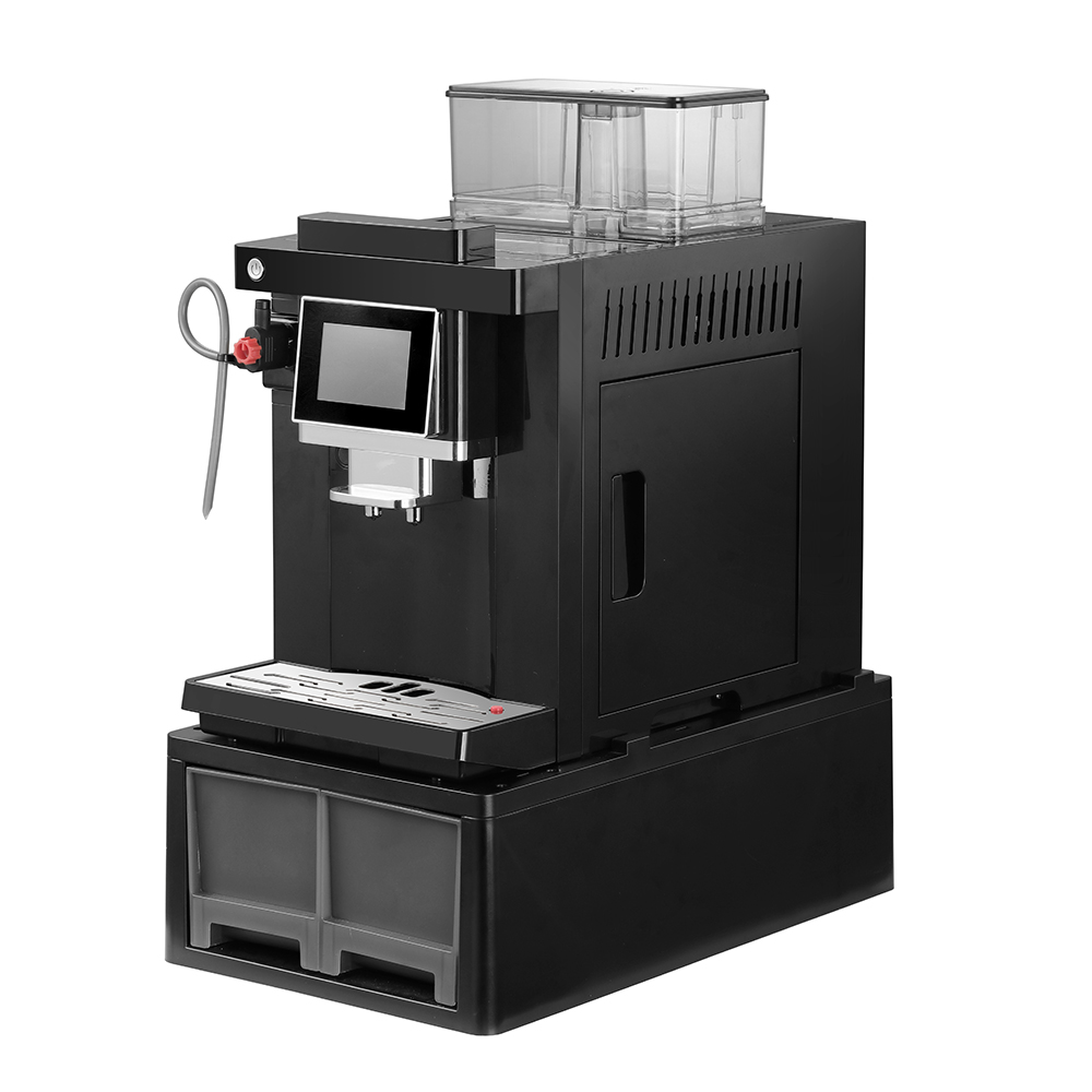 Coffee & Tea Maker Machine - Gewerbliche Nutzung 4-Sprachen-Touchscreen-Kaffeemaschine für Latte, Cappuccino,