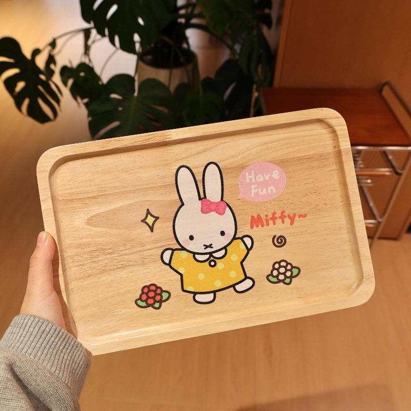 Coffee Tea Room - Miffy Kaninchen Kawaii Anime Cartoon Massivholz