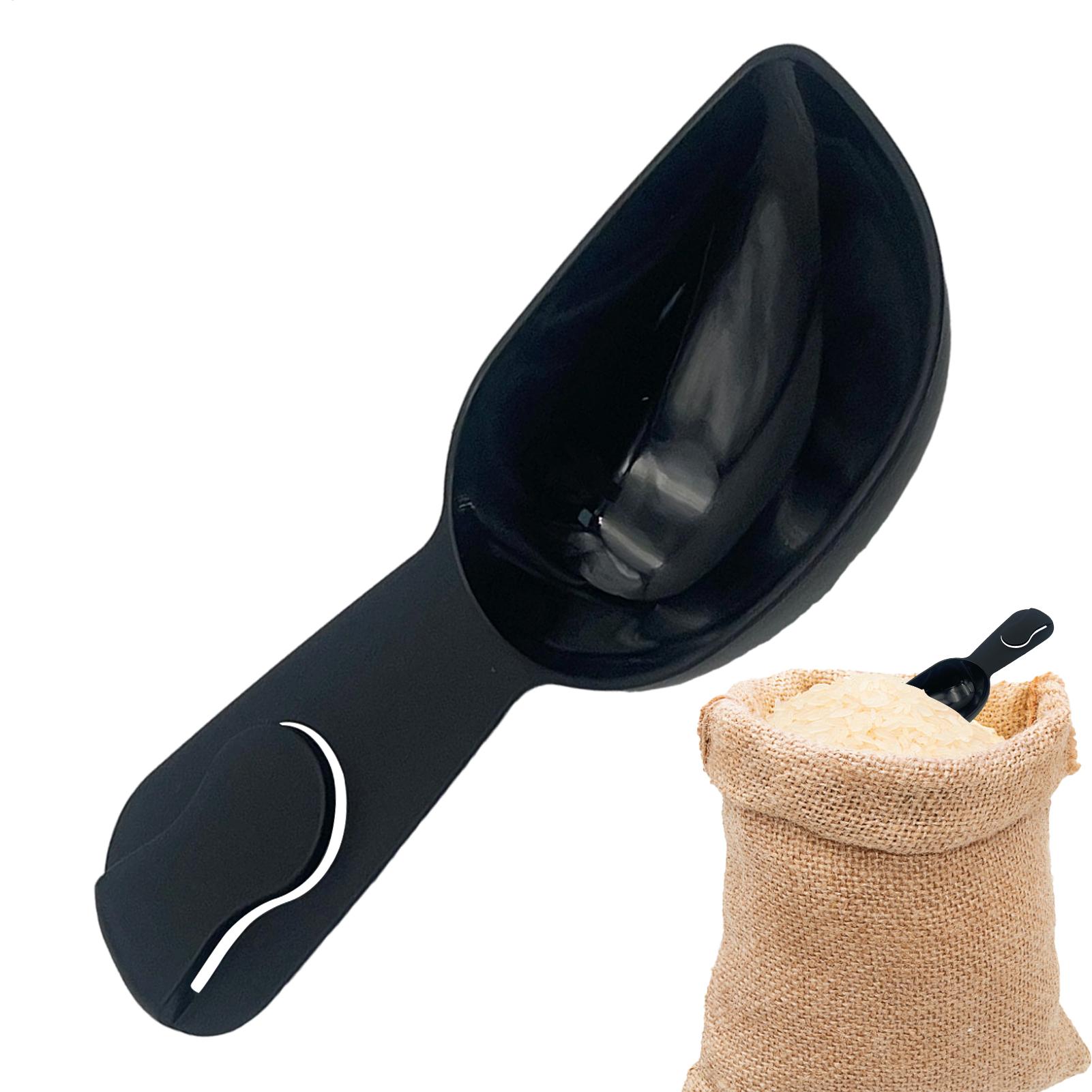 Coffee Tea Bean Leaf - Kaffeelöffel mit Clip, Mehrzweck-Müsliöffel, Löffel, Beutelclip,