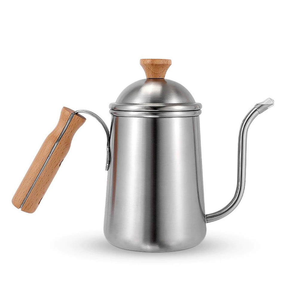 Tea And Coffee Kettle - Übergießen Sie Kaffeekessel, Schwanenhals-Teekessel aus Edelstahl,