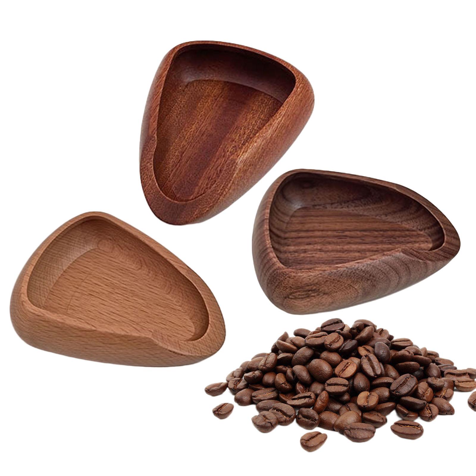 Coffee Tea Bean Leaf - Kaffeebohnenwaage, Kaffeedosiertablett, robustes Teeblatt-Display aus Holz
