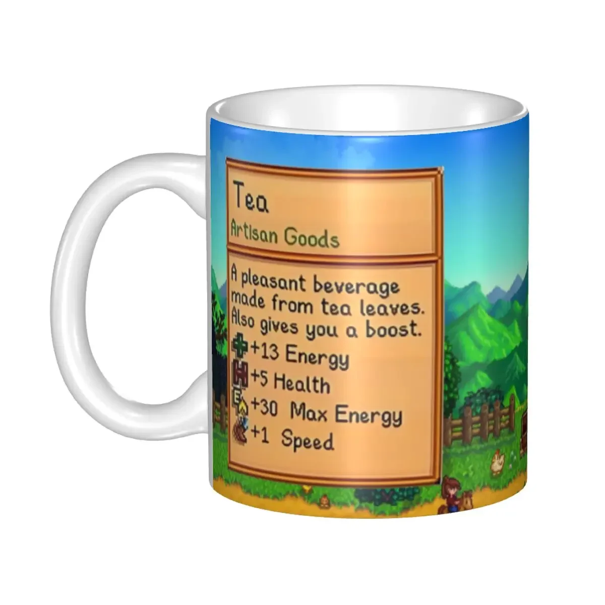 Valley Tea And Coffee - Personalisierte Stardew Valley Gamer-Tasse DIY Keramik