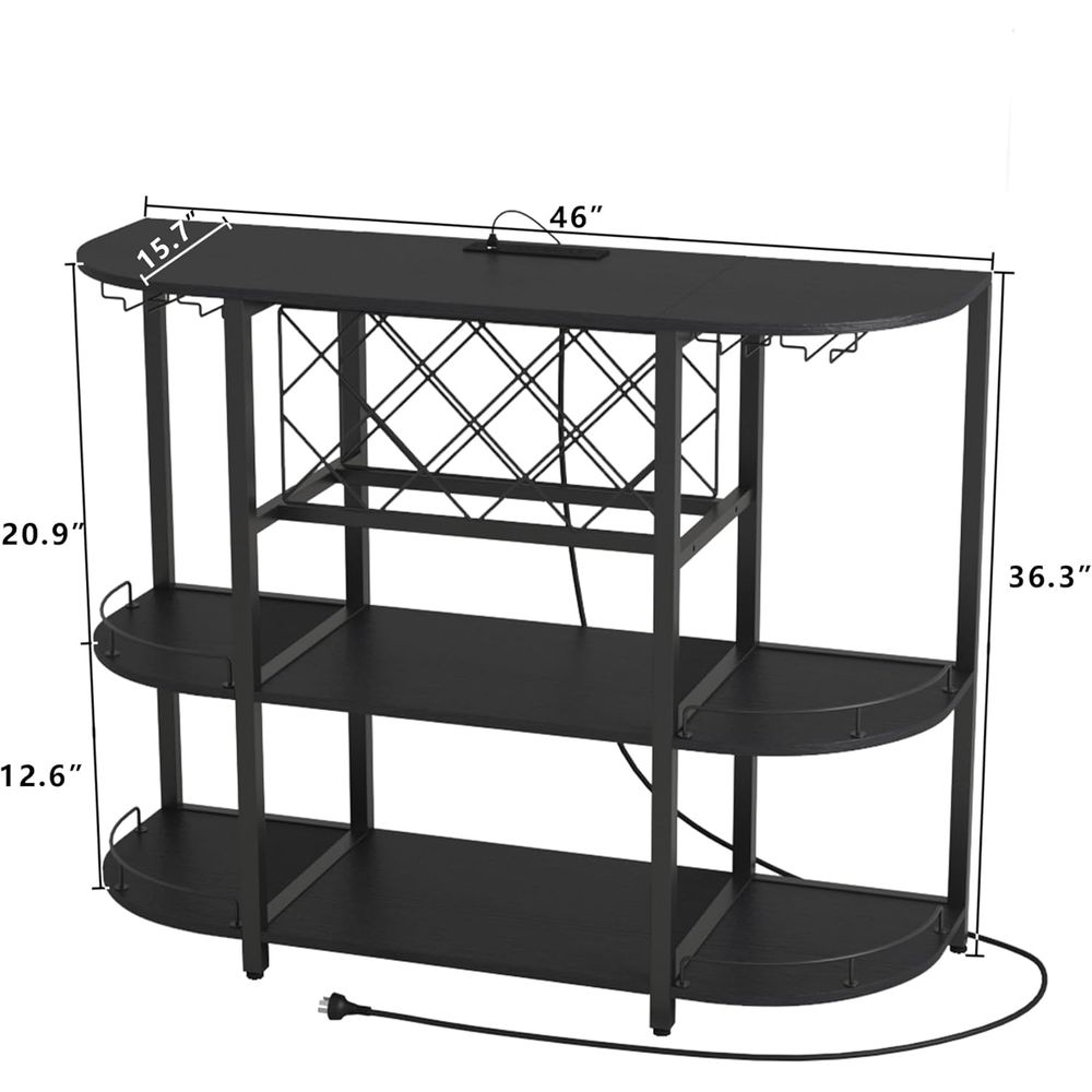 Schwarzer 3-stufiger Couchtisc – Coffee & Tea Maker Machine Bewertung und Preis