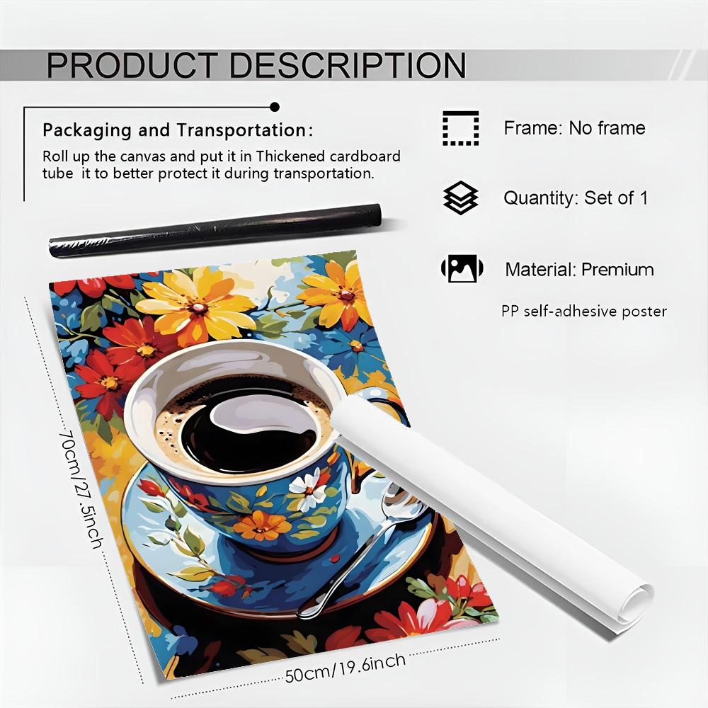 Poster mit Kaffeetasse für den – Coffee Tea Poster Bewertung und Preis