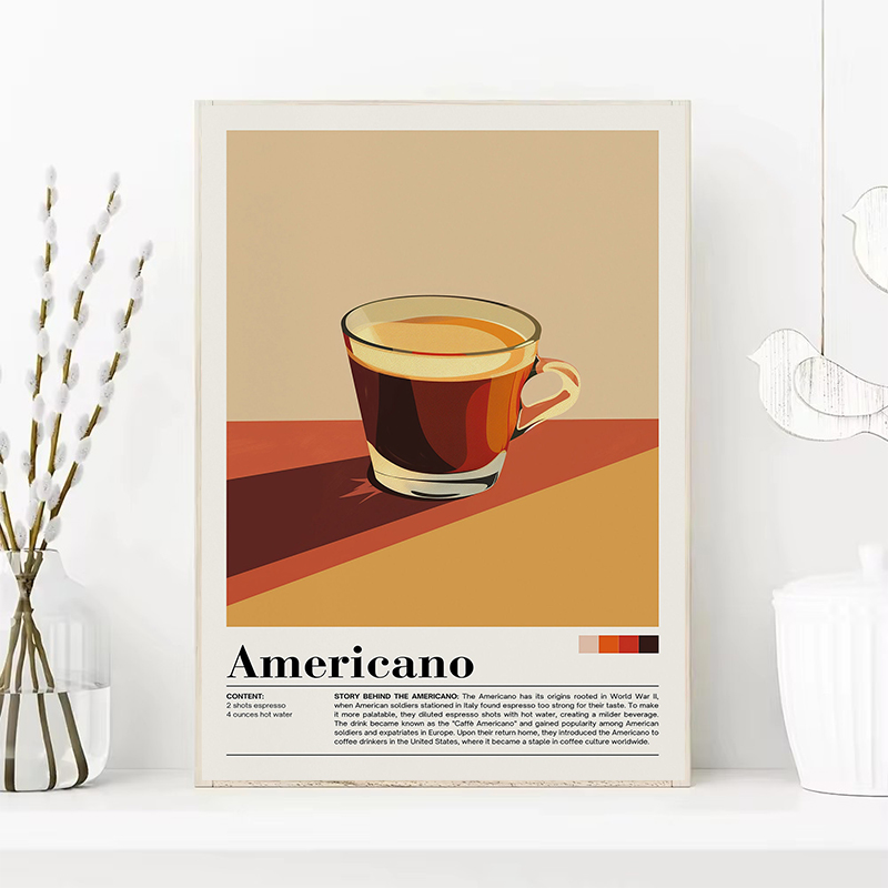 Vintage Kaffee Getränke Poster – Coffee And Tea Lyrics Bewertung und Preis