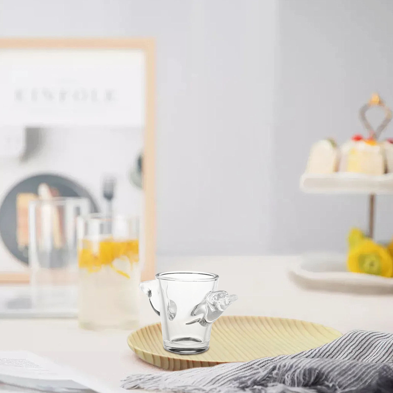 Klare Mini-Schnapsgläser mit T – Coffee Tea Vodka Bewertung und Preis