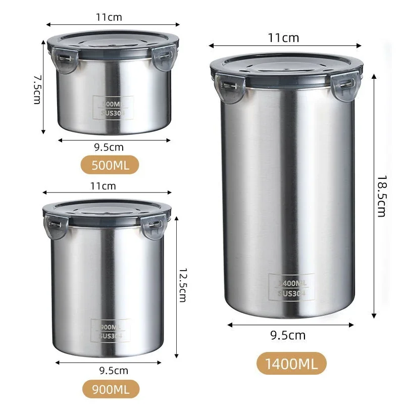 Edelstahl Lebensmittel Behälte – Coffee Tea Bean Leaf Bewertung und Preis