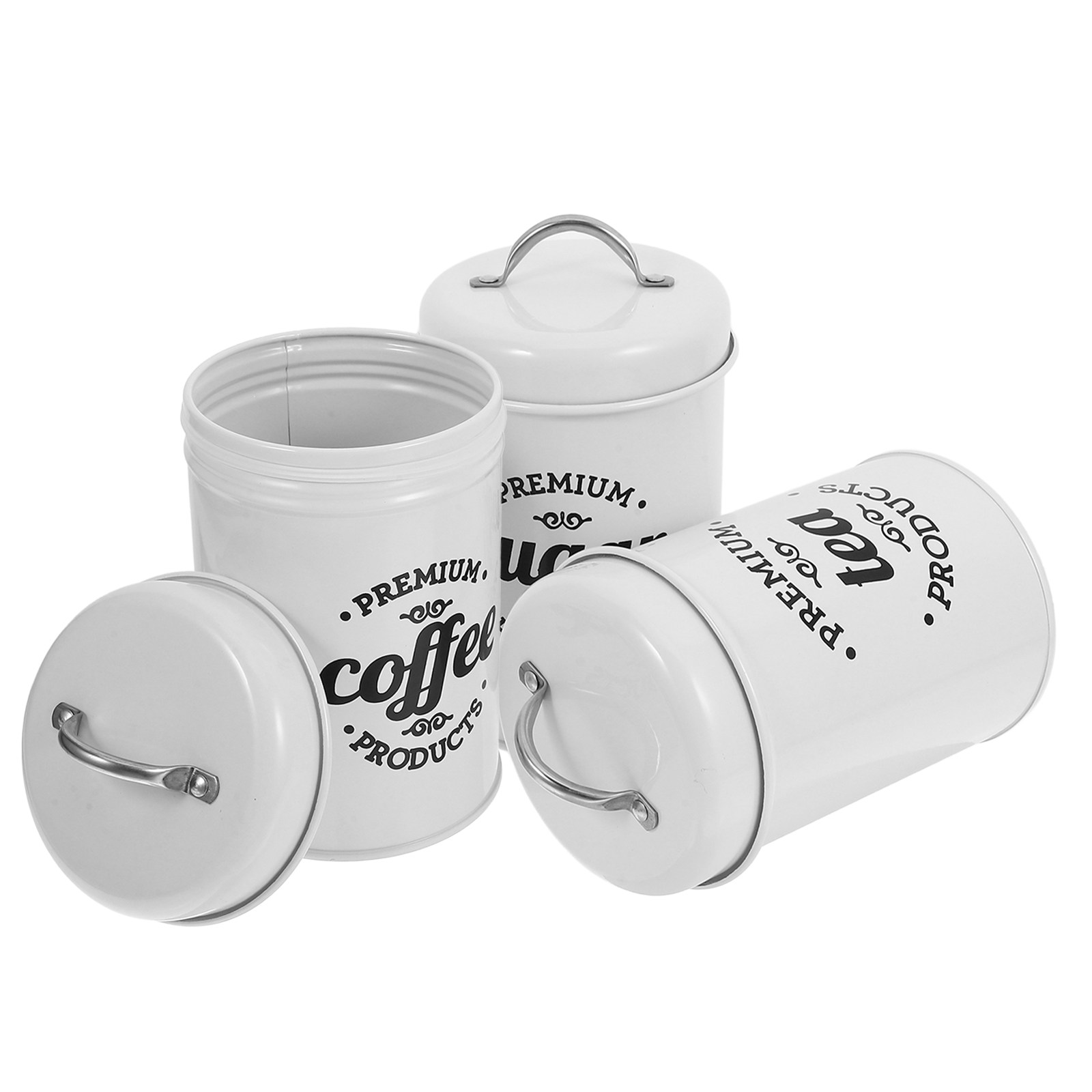 Luftdichtes Metallbehälter-Set – Canister Coffee Sugar Tea Bewertung und Preis