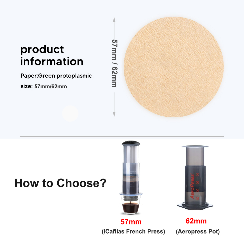 57mm/63mm Kaffee Filter Papier – Aeropress Coffee Maker Bewertung und Preis