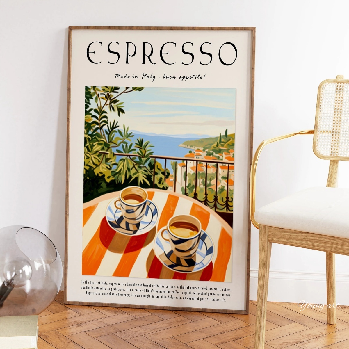 Italienischer Espresso-Kaffee  – Coffee Tea Poster Bewertung und Preis