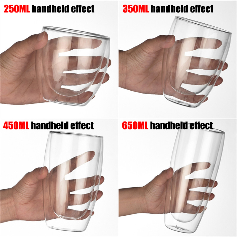 Transparente Glas Kaffeetasse  – Coffee Tea Vodka Bewertung und Preis