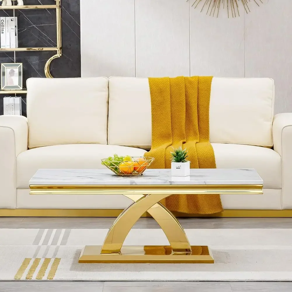 Luxuriöser Weißer Marmor-Couch – Coffee Or Tea Please Bewertung und Preis