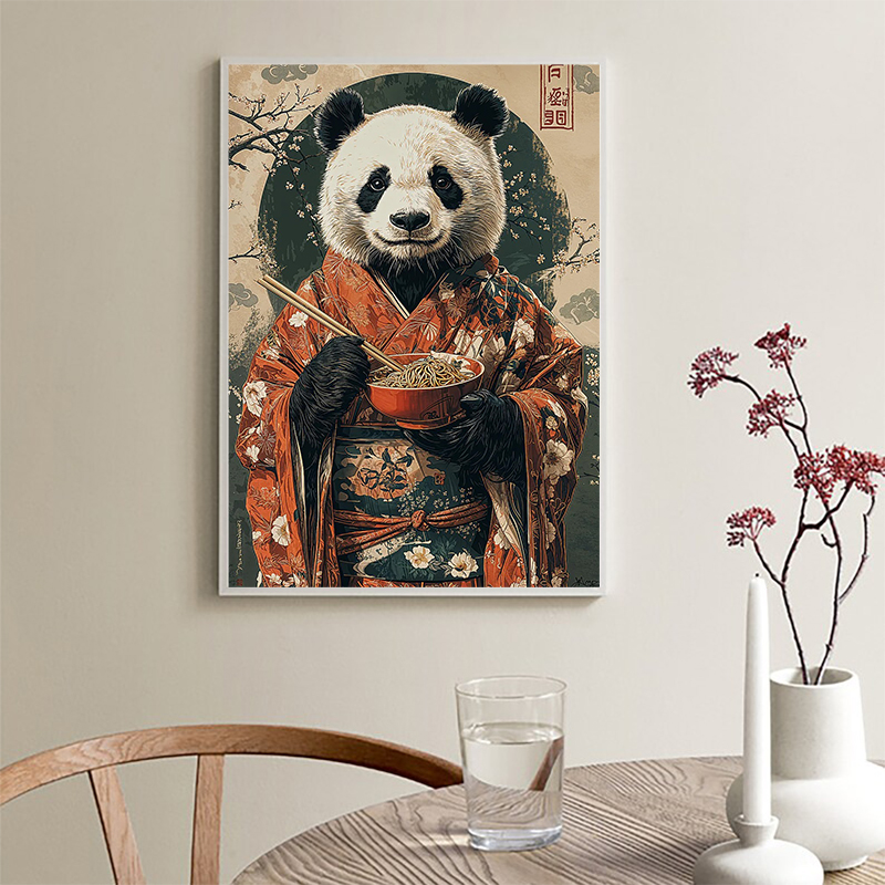 Retro japanischer Frosch trink – Coffee Tea Poster Bewertung und Preis