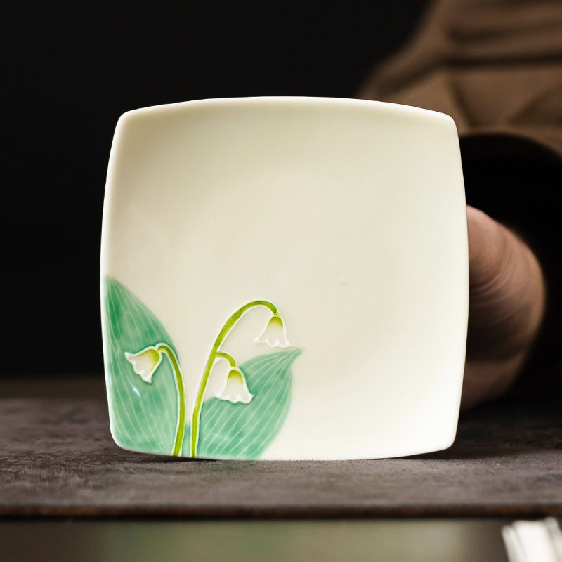 Handbemalter Maiglöckchen-Kera – Valley Tea And Coffee Bewertung und Preis