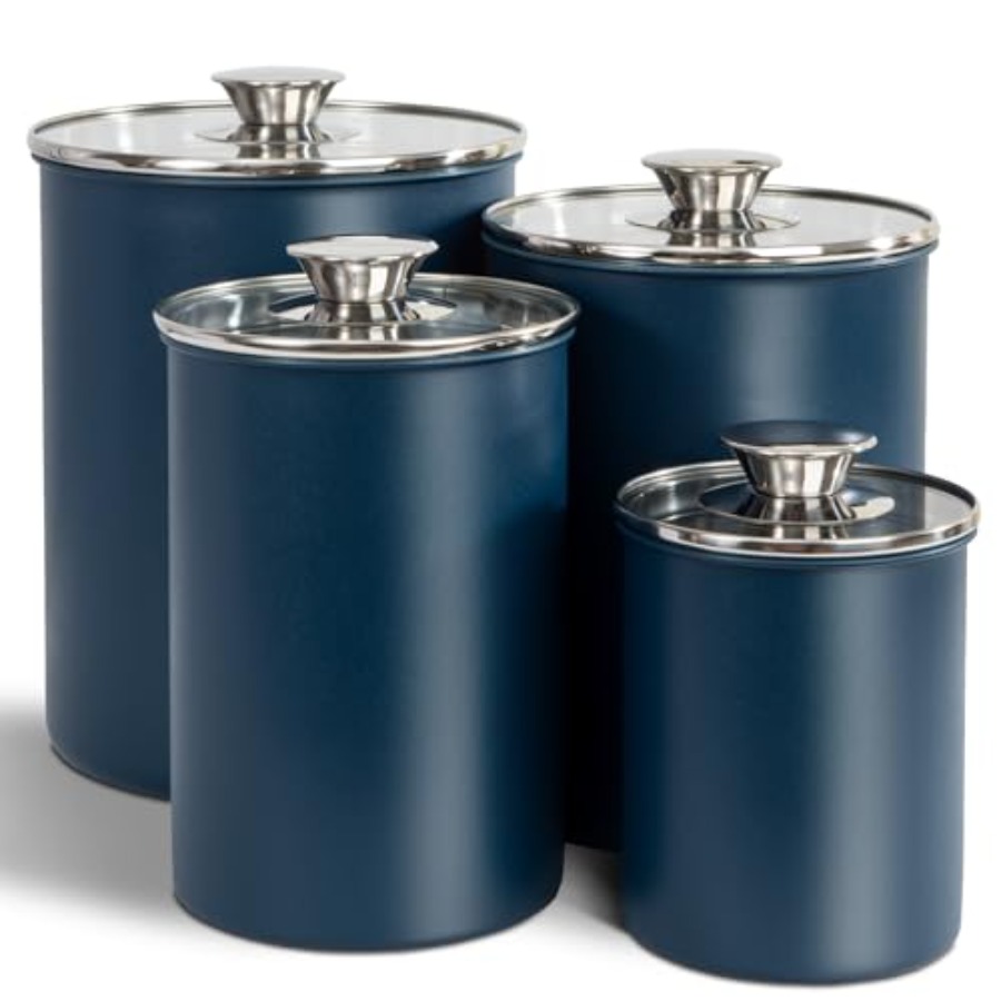 Edelstahl-Lebensmittelbehälter – Canister Coffee Sugar Tea Bewertung und Preis