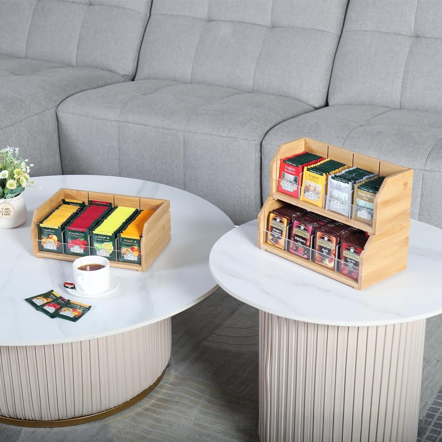 Bambus Teebeutel-Aufbewahrungs – Coffee Tea Room Bewertung und Preis
