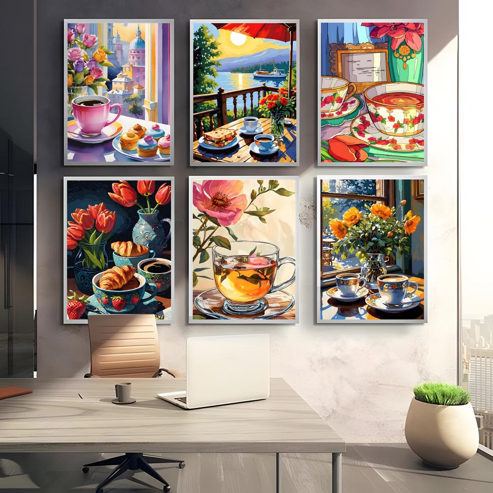 Sweet Cozy Delicate Art A-Afte – Coffee Tea Poster Bewertung und Preis