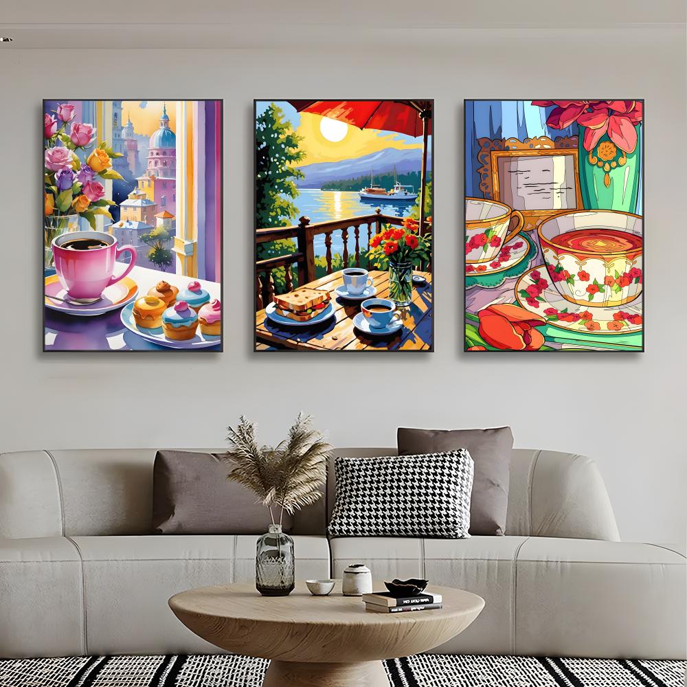 Sweet Cozy Delicate Art A-Afte – Coffee Tea Poster Bewertung und Preis
