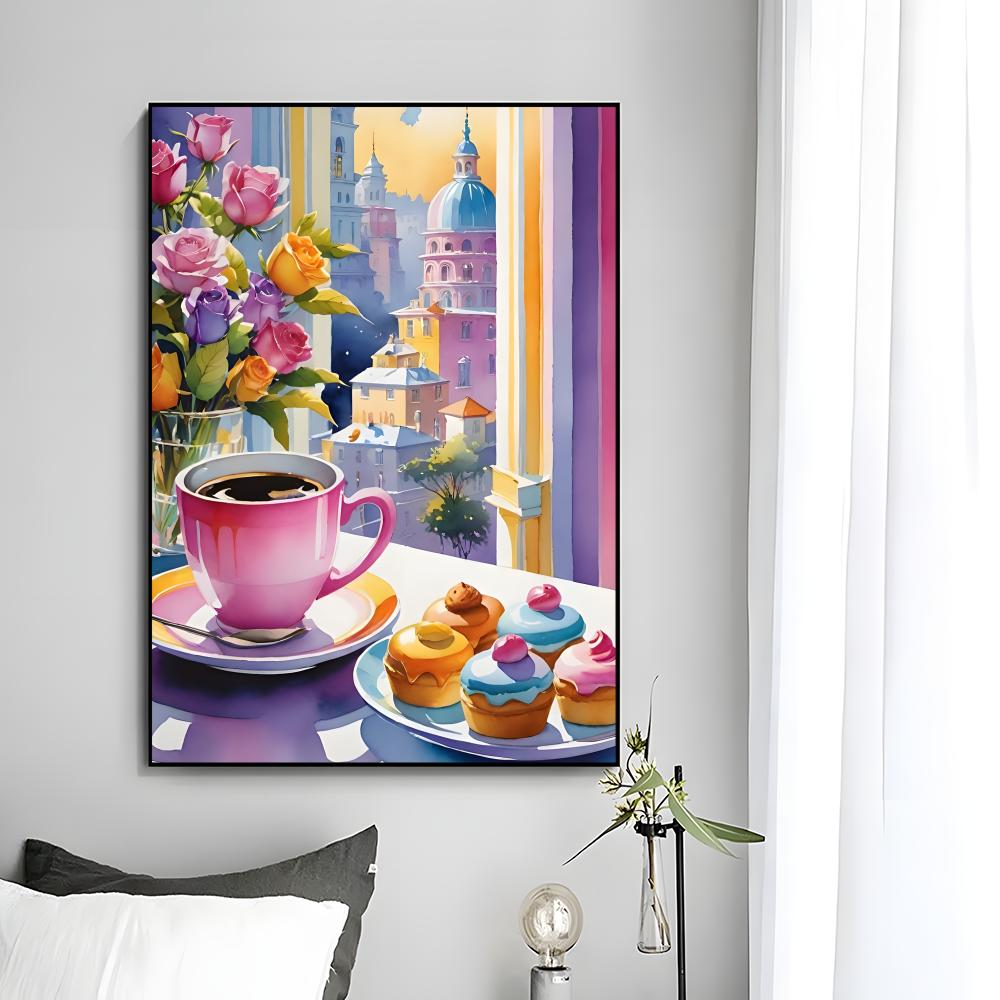 Sweet Cozy Delicate Art A-Afte – Coffee Tea Poster Bewertung und Preis