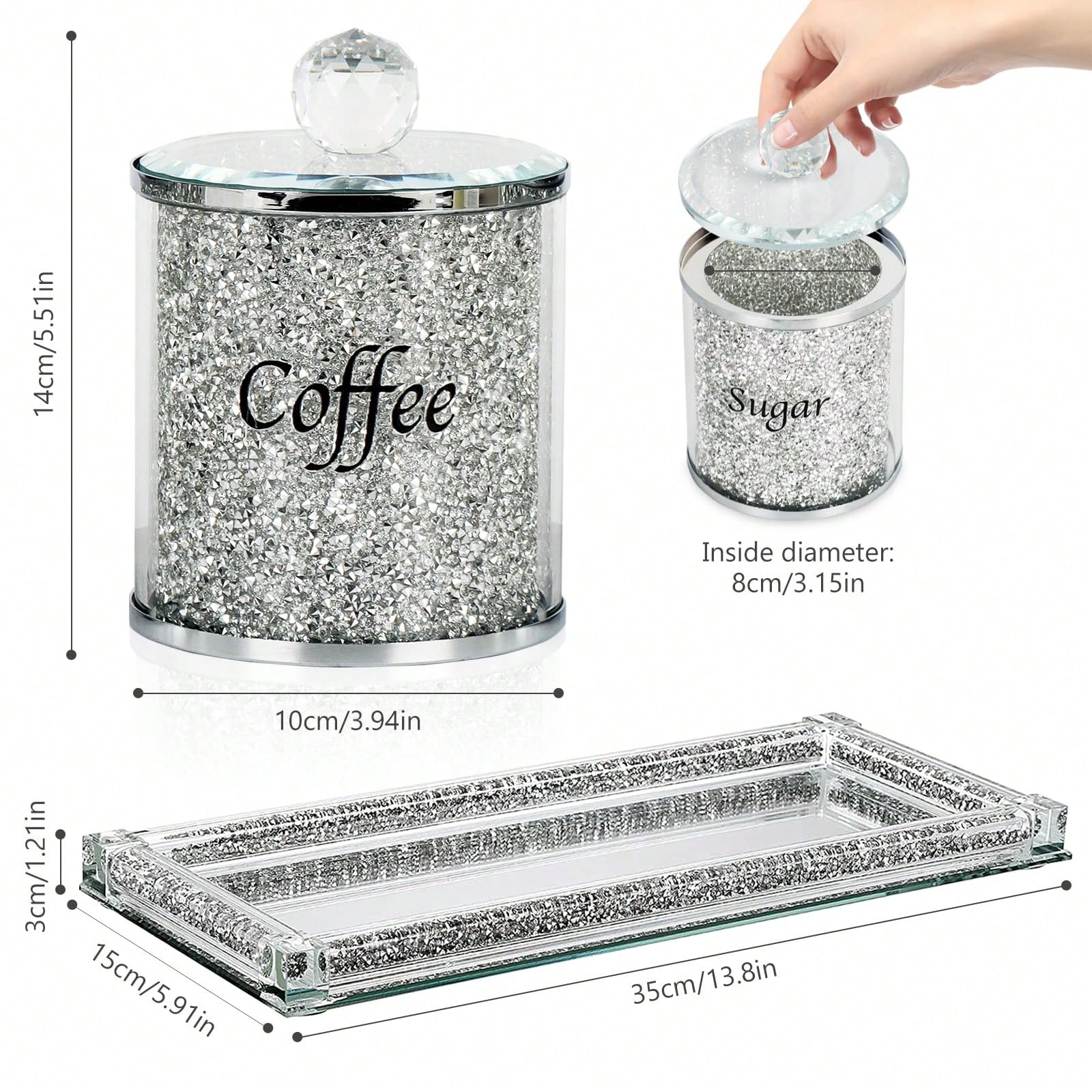 Kaffee-Zucker-Tee-Dosen-Set, g – Coffee Tea Room Bewertung und Preis