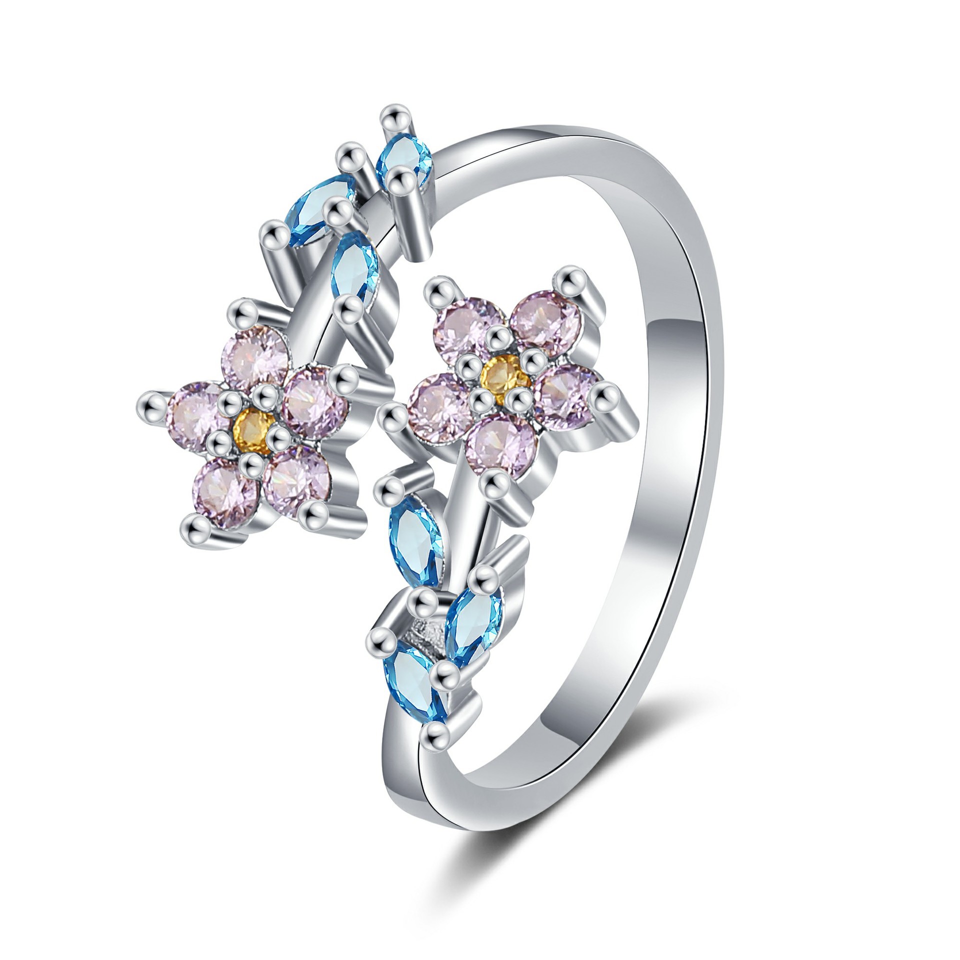 925 Sterling Silber Blumen bla – Coffee Tea Or Me Bewertung und Preis