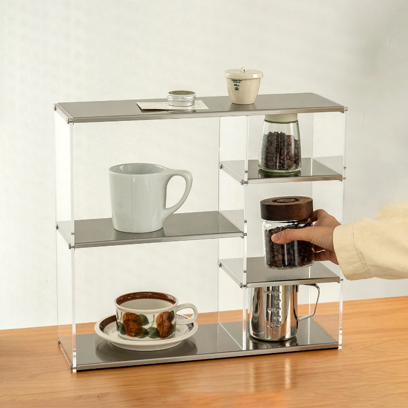 Mehrstöckiges Edelstahl-Regal  – Coffee Tea Unit Bewertung und Preis