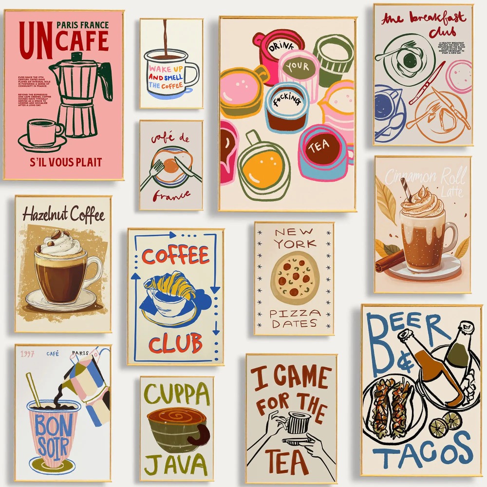 Kaffeehaus Nachmittagstee Croi – Coffee Tea Poster Bewertung und Preis