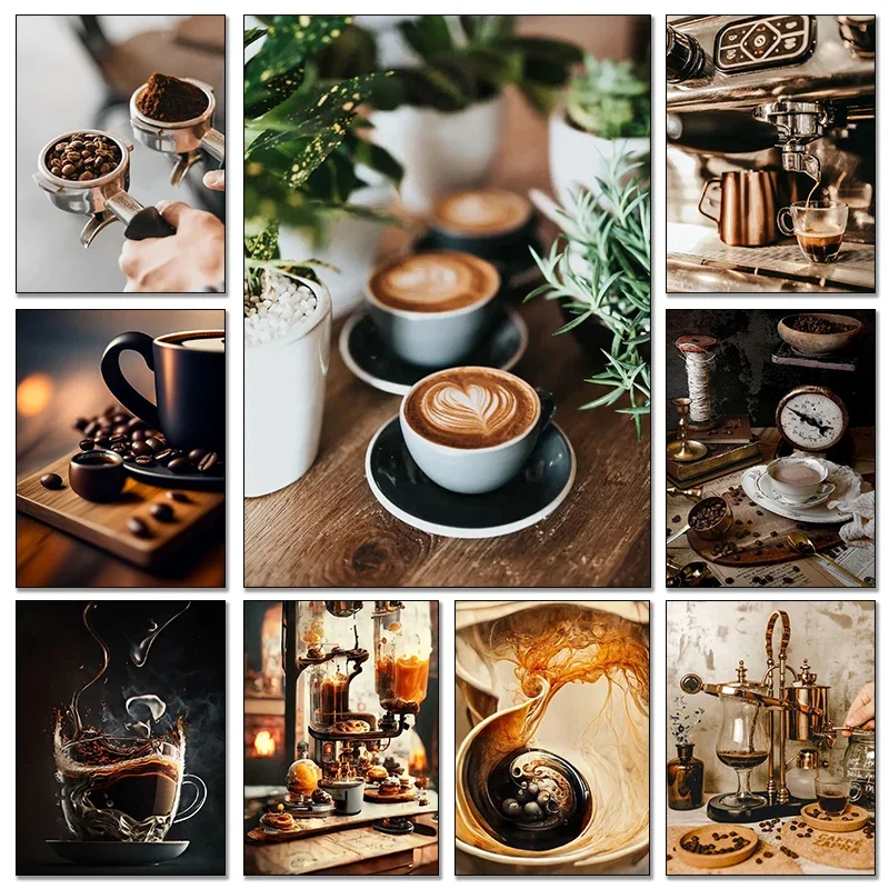 Vintage Kaffeebohne Hand Kaffe – Coffee Tea Poster Bewertung und Preis